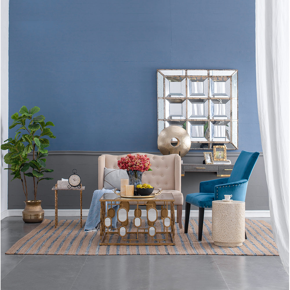 A&B Home 16" x 22" Bundle of 8 Rectangle Resin Tabletop With Metal Tray Convertible Table