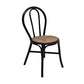 A&B Home 16" x 35" Bundle of 17 Black Rattan Dining Chair