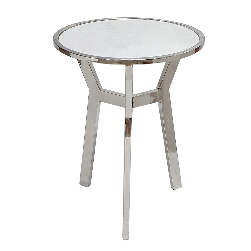 A&B Home 18" x 24" Round Side Table
