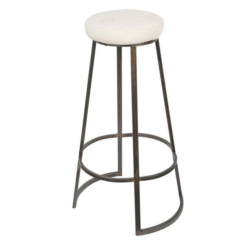 A&B Home 18" x 31" Bundle of 21 Round Metal Versatile Design Counter Stool