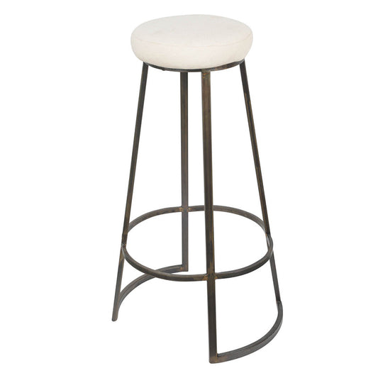 A&B Home 18" x 31" Bundle of 21 Round Metal Versatile Design Counter Stool