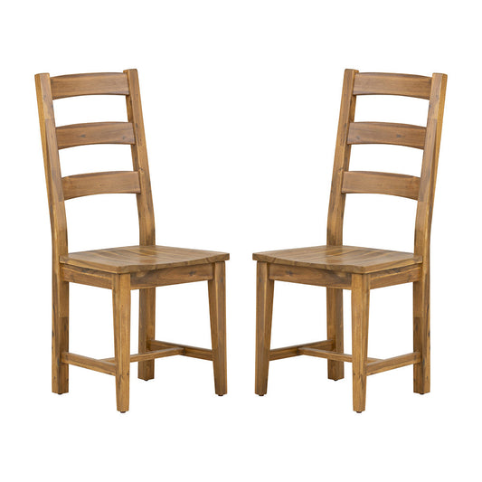 A&B Home 18" x 43" Set of Two Bundle of 6 Wooden Dining Chairs