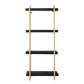 A&B Home 18" x 44" Bundle of 26 Black Four-Tiered Shelving