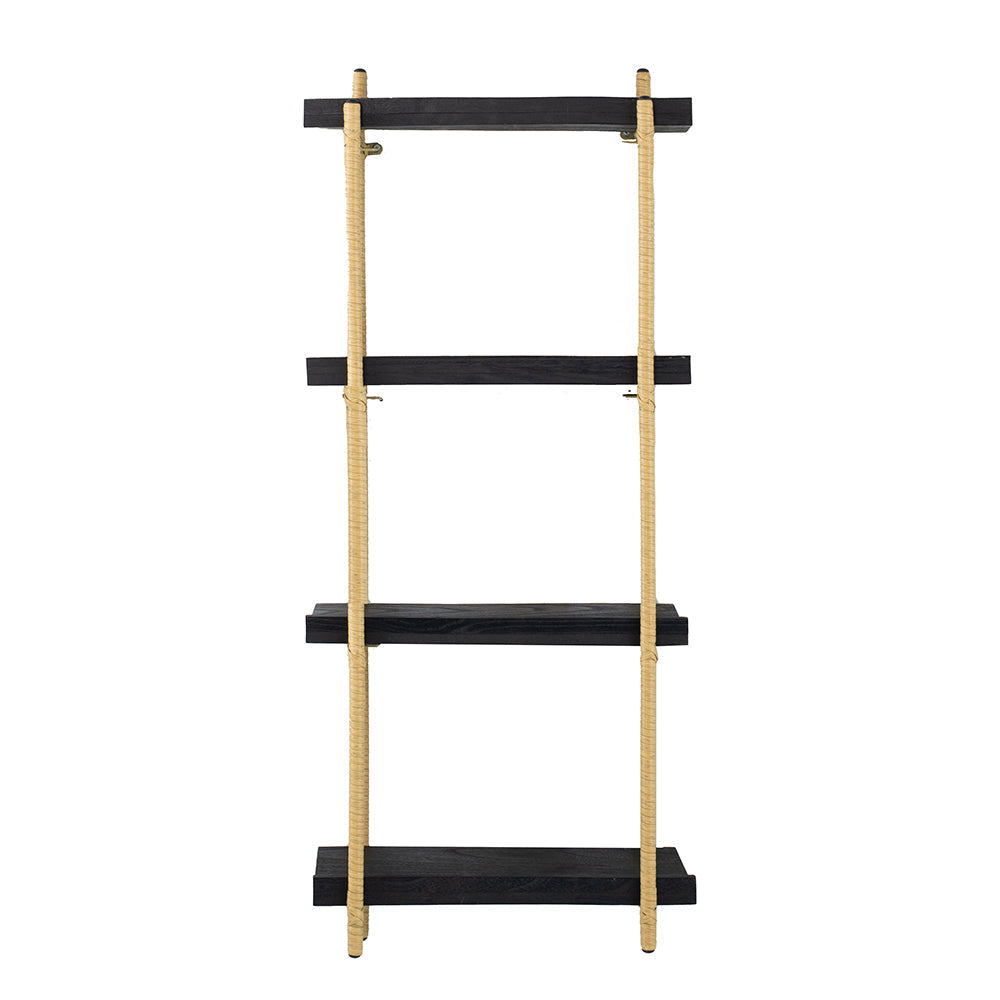 A&B Home 18" x 44" Bundle of 26 Black Four-Tiered Shelving