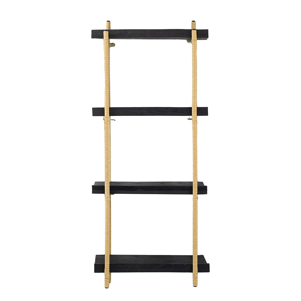 A&B Home 18" x 44" Bundle of 30 Black Four-Tiered Shelving