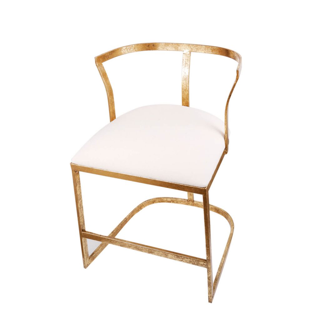 A&B Home 19" x 27" Bundle of 18 Gold and White Cavendish Chair