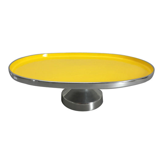 A&B Home 20" x 14" Bundle of 20 Yellow Aluminum Footed Server