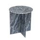 A&B Home 20" x 22" Bundle of 14 Round With Black Marble Coffee Table