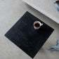 A&B Home 20" x 24" Bundle of 12 Square Black Cement Tabletop With Round Pedestal Base Side Table