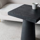 A&B Home 20" x 24" Bundle of 12 Square Black Cement Tabletop With Round Pedestal Base Side Table