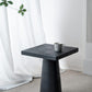 A&B Home 20" x 24" Bundle of 12 Square Black Cement Tabletop With Round Pedestal Base Side Table