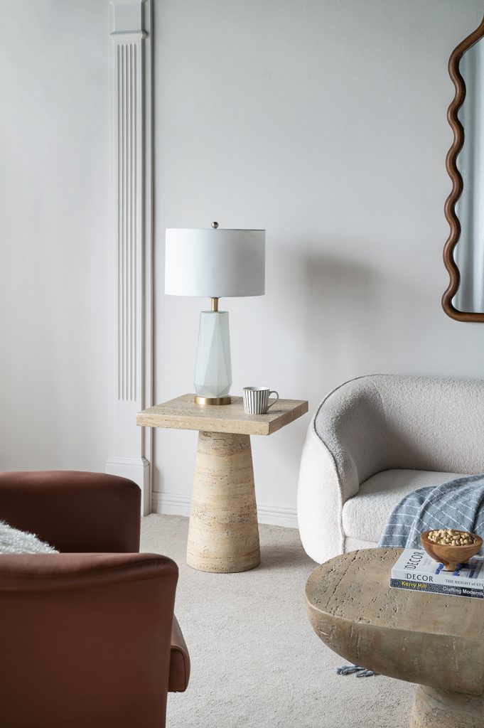 A&B Home 20" x 24" Bundle of 15 Square Cream Tabletop With Round Pedestal Side Table