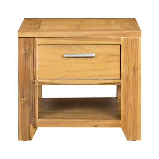 A&B Home 22" x 20" Bundle of 8 Square-Shaped Wood Tabletop With Drawer Side Table