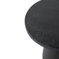 A&B Home 22" x 26" Bundle of 11 Round Black Tabletop With Pedestal Side Table