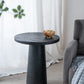 A&B Home 22" x 26" Bundle of 11 Round Black Tabletop With Pedestal Side Table