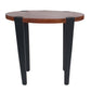 A&B Home 23" x 22" Bundle of 13 Oval Walnut Tabletop With Black Legs Small Table