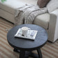 A&B Home 24" x 17" Bundle of 12 Round Black Coffee Table