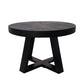 A&B Home 24" x 17" Bundle of 12 Round Black Coffee Table