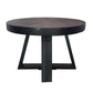 A&B Home 24" x 17" Bundle of 12 Round Black Coffee Table