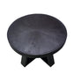 A&B Home 24" x 17" Bundle of 12 Round Black Coffee Table