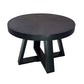 A&B Home 24" x 17" Bundle of 12 Round Black Coffee Table