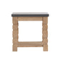 A&B Home 24" x 24" Bundle of 8 Gray Wooden Side Table