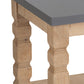 A&B Home 24" x 24" Bundle of 8 Gray Wooden Side Table