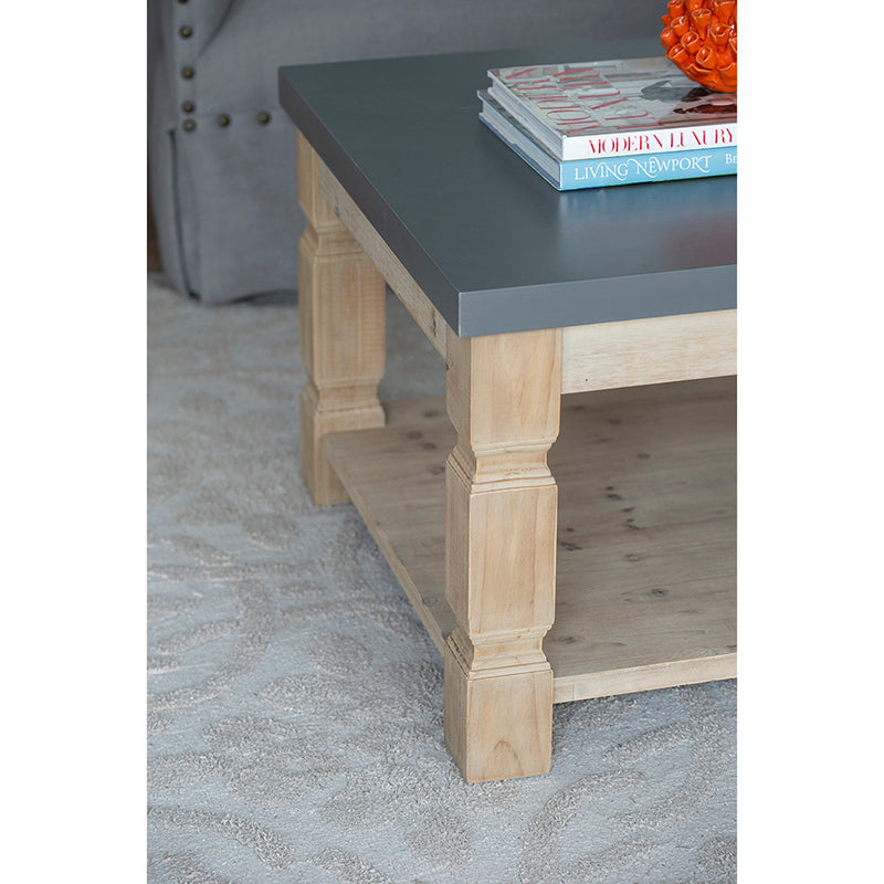 A&B Home 24" x 24" Bundle of 8 Gray Wooden Side Table