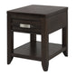 A&B Home 24" x 25" Bundle of 10 Rectangle-Shaped Dark Brown Wooden End Table With Single Drawer