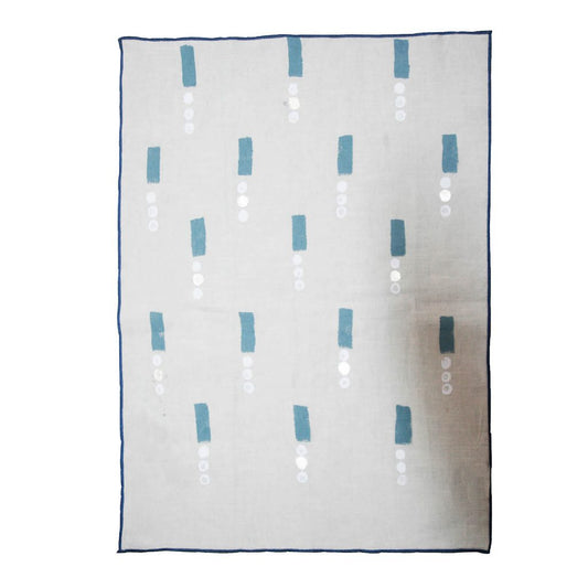 A&B Home 26" x 20" Bundle of 130 Blue and White Cotton Kitchen Towel