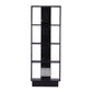 A&B Home 26" x 76" Bundle of 6 Rectangular Black Three-Tiered Wooden Shelves