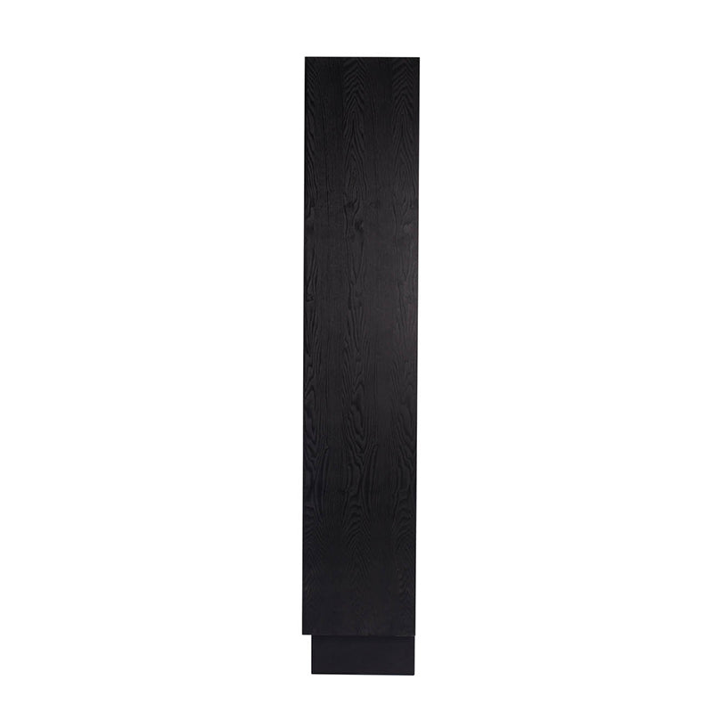 A&B Home 26" x 76" Bundle of 6 Rectangular Black Three-Tiered Wooden Shelves