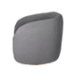 A&B Home 29" x 29" Bundle of 5 Gray Swivel Barrel Armchair