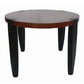 A&B Home 35" x 17" Bundle of 7 Oval Black and Walnut Wooden Large Table
