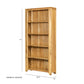 A&B Home 35" x 71" Bundle of 4 Rectangular Natural Brown Wooden Shelving