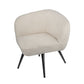 A&B Home 36" x 31" Bundle of 8 Cream Swivel Chair With Four Legs and Foam Cushions