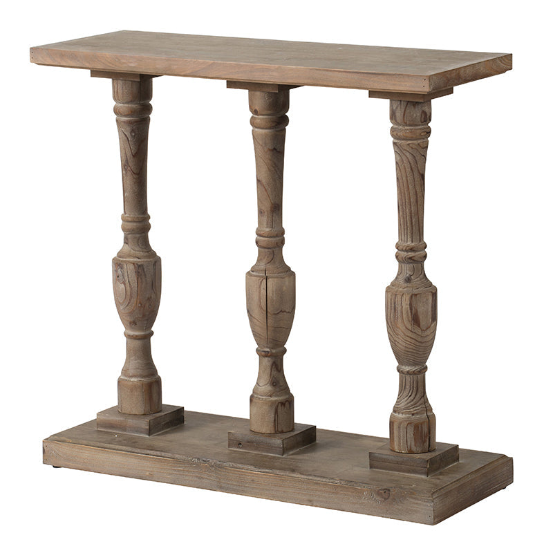 A&B Home 36" x 34" Bundle of 6 Three-Legged Wooden Console Table