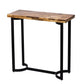 A&B Home 36" x 35" Bundle of 5 Urban Industrial Matte Black Console Table