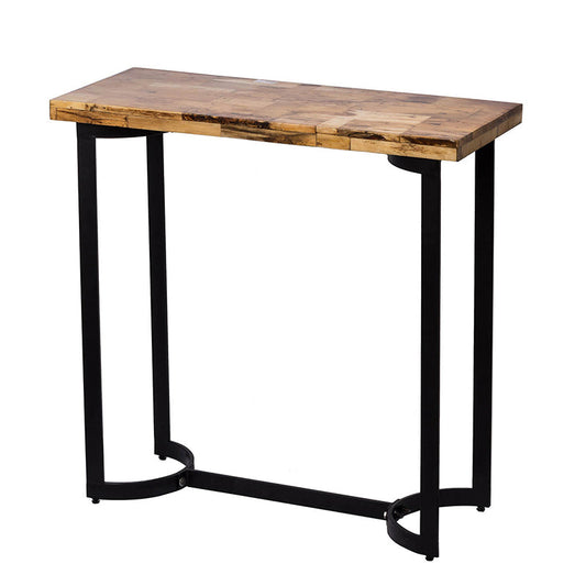 A&B Home 36" x 35" Bundle of 5 Urban Industrial Matte Black Console Table