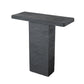 A&B Home 36" x 36" Bundle of 9 Square-Shaped Black Cement Coffee Table With Pedestal Base