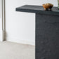 A&B Home 36" x 36" Bundle of 9 Square-Shaped Black Cement Coffee Table With Pedestal Base