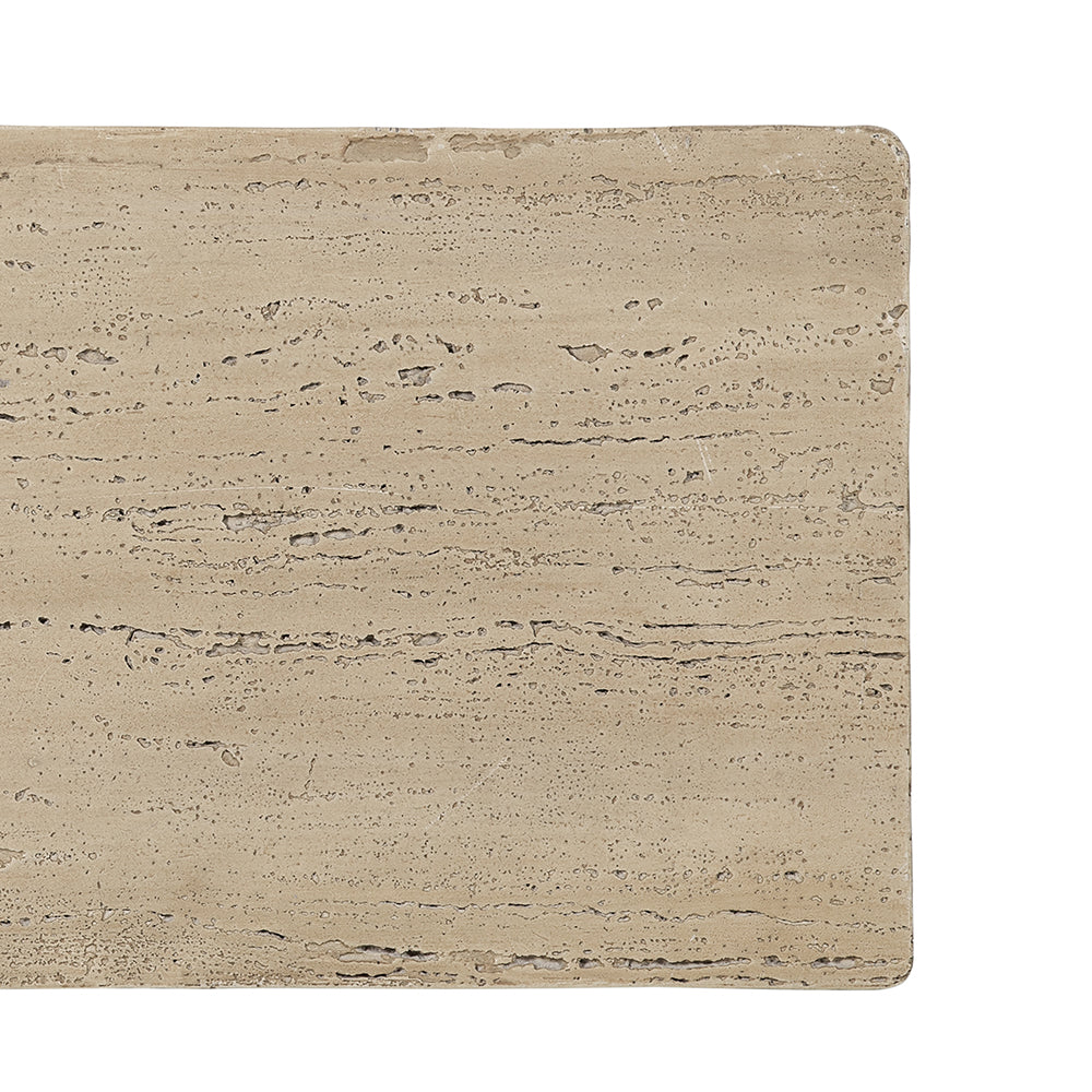 A&B Home 36" x 36" Bundle of 9 Square-Shaped Cream Cement Coffee Table With Pedestal Base