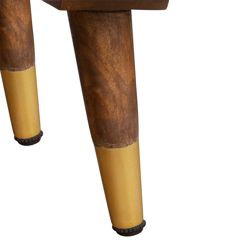 A&B Home 39" x 15" Bundle of 9 Oval Wooden Coffee Table With Four Legs