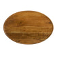 A&B Home 39" x 16" Bundle of 8 Oval-Shaped Wooden Tabletop Coffee Table With Black Metal Legs