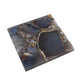 A&B Home 4" Set of Four Bundle of 26 Black Agate Coasters