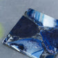 A&B Home 4" Set of Four Bundle of 26 Blue Agate Coasters