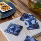 A&B Home 4" Set of Four Bundle of 26 Blue Agate Coasters