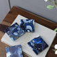 A&B Home 4" Set of Four Bundle of 26 Blue Agate Coasters