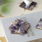 A&B Home 4" Set of Four Bundle of 26 Purple Quartz Coasters