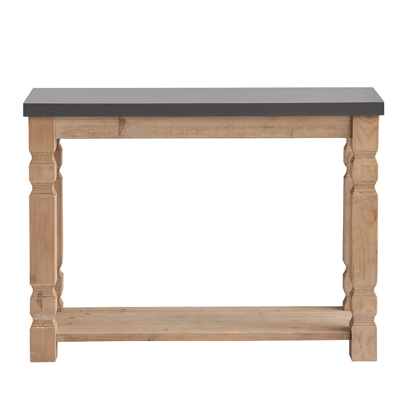 A&B Home 42" x 31" Bundle of 7 Rectangular Gray Wooden Console Table